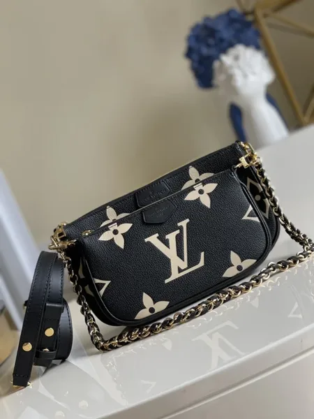 Louis Vuitton Bicolor Monogram Empreinte Multi Pochette Bag product photo