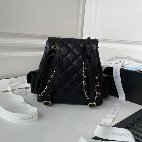 Chanel Mini Duma Backpack Lock Gold 21.5×19.5x12cm product view 8