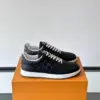 Louis Vuitton Men Black Leather Checkerboard Sneakers product view 1