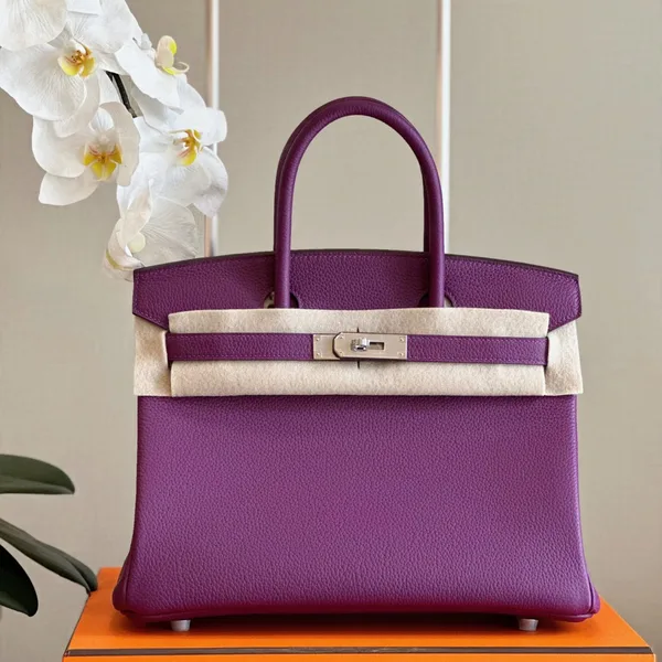 Hermès Birkin 30 Purple Palladium Hardware Bag product photo