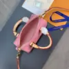 Louis Vuitton Nano Speedy Pink Mini Shiny Leather Handbags 16x10x7.5 cm product view 5