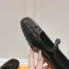 Louis Vuitton Women Black Patent Leather Mary Jane Loafers — Rounded Toe product view 2