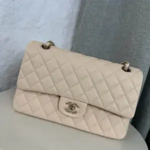 Chanel Classic Flap Medium Beige Gold Hardware Bag product photo
