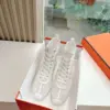 Hermès Women White Sneakers — High-Top Style product view 3
