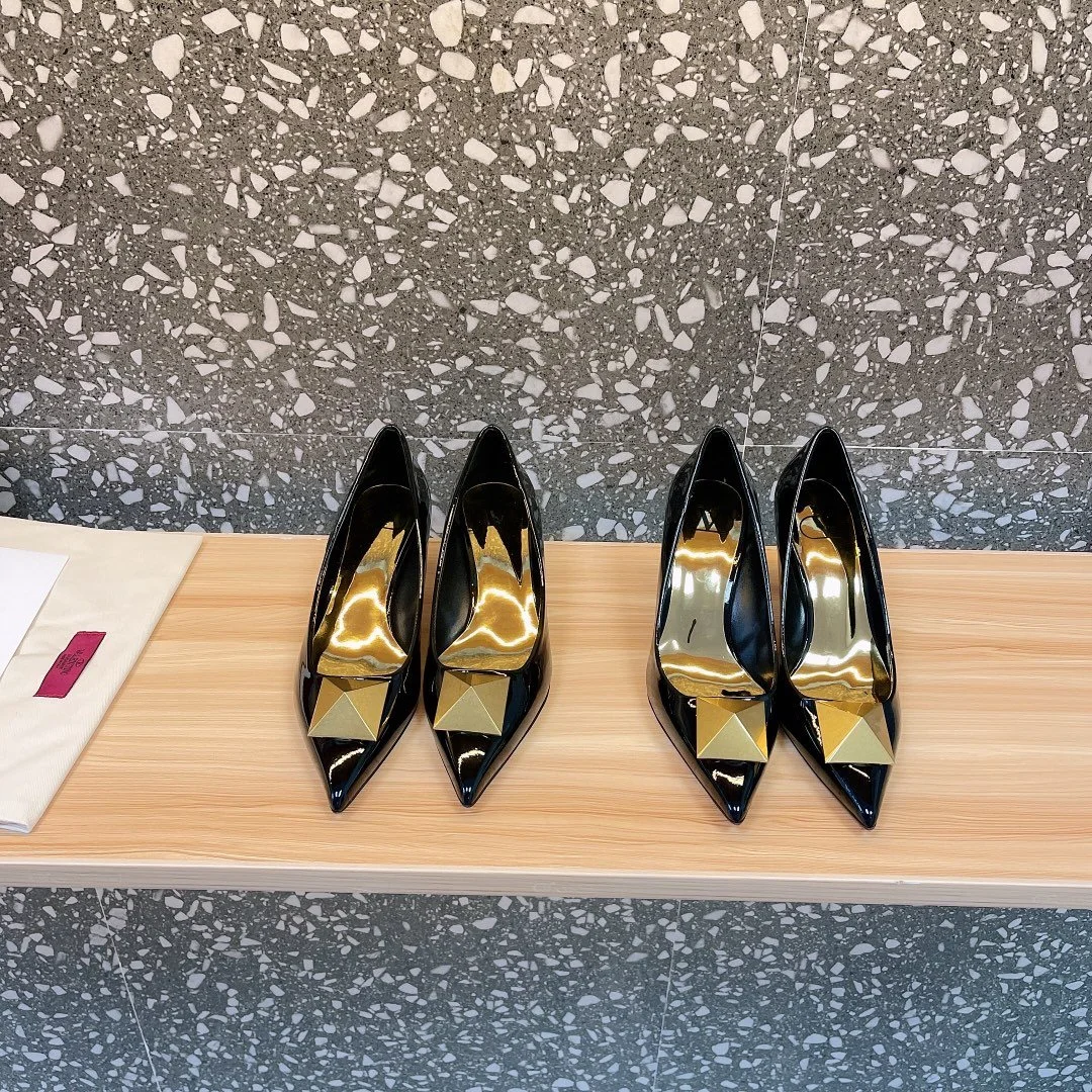 Valentino Women Black Patent Leather Flats product view 3