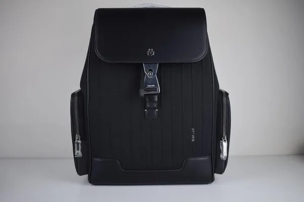 Rimowa Never Still Flap Backpack in black product photo