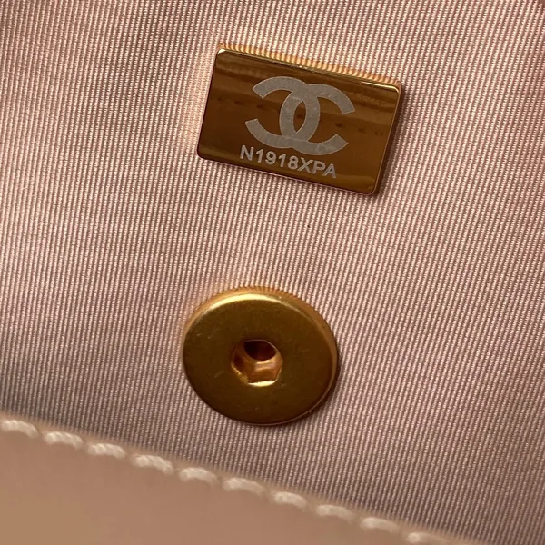Chanel Woc Brown Handbags Pearl Handle Plated .5×14.5x5cm product view 6