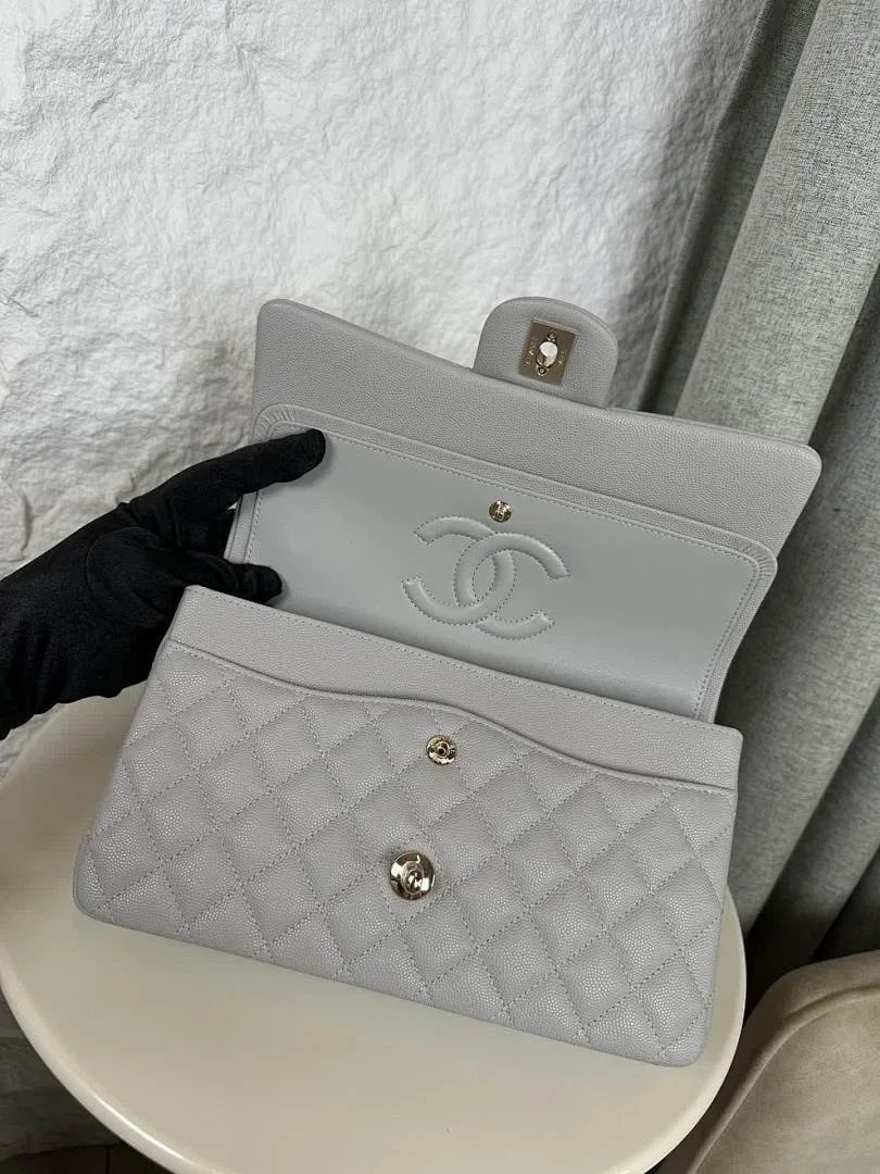 Chanel Classic Flap 25 Medium Grey Bag product view 6