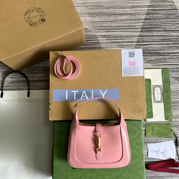 Gucci Jackie Mini 19 Shoulder Bag In Pink Patel Calfskin product photo