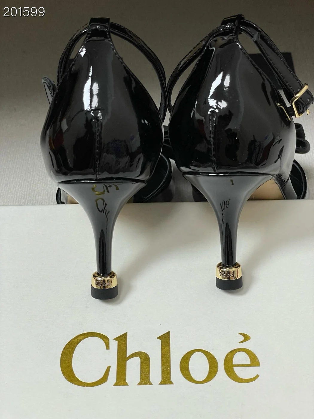 Chloé Bow Heels Black product view 2
