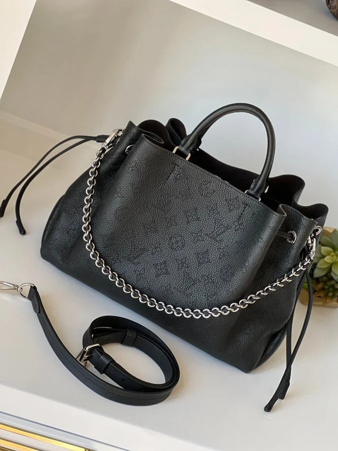 Louis Vuitton bella mahina tote black product view 1