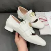 Valentino Women White Fringe Loafers with Block Heel product view 2