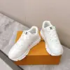 Louis Vuitton Women White Leather Sneakers — Monogram Side Panels product view 6