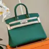 Hermès Birkin 30 Dark Green Palladium Hardware Bag product view 7