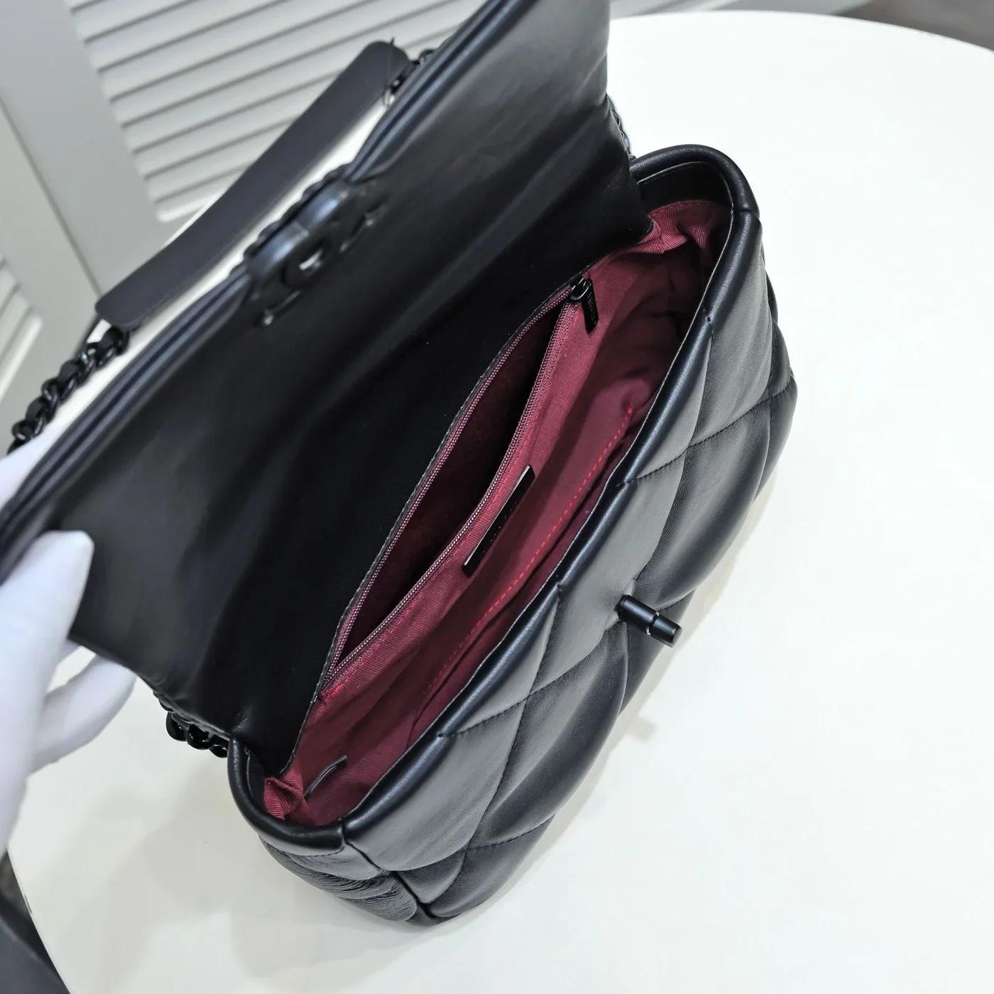 Chanel 19 Flap Bag 26 cm All Black product view 3
