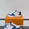 Louis Vuitton Low-Top Sneakers Blue and White Pattern product view 4