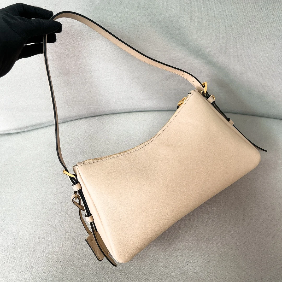 Prada Medium Aimée Shoulder Bag | Beige product view 3