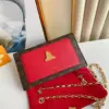 Louis Vuitton Victoire Monogram Pattern Handbags 27x20x10cm — Red Front Panel product view 2