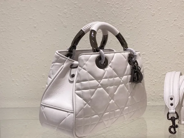 Dior Lady Women’s Handbag Light Purple 24x18cm product view 3
