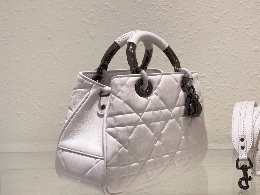 Dior Lady Women’s Handbag Light Purple 24x18cm product view 3