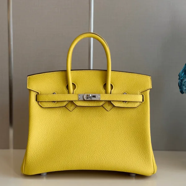 Hermès Birkin Phw Da Togo Yellow Handbags 25 cm product photo