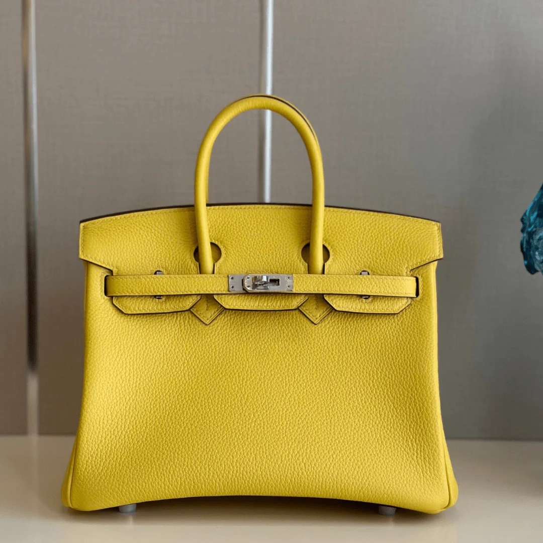 Hermès Birkin Phw Da Togo Yellow Handbags 25 cm product view 1