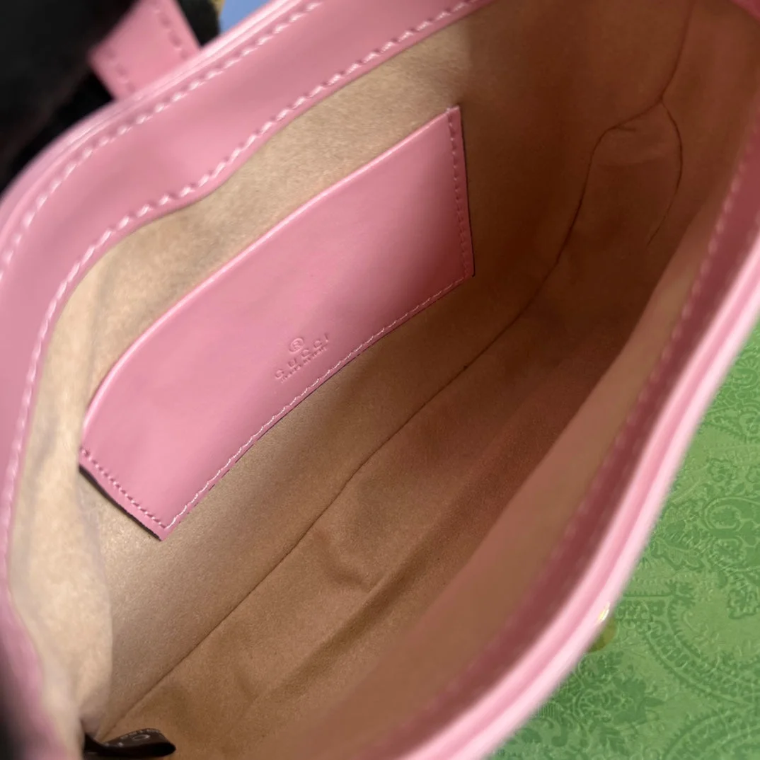 Gucci Jackie Mini 19 Shoulder Bag In Pink Patel Calfskin product view 5