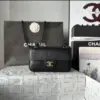 Saint Laurent Cassandra Flap Chain Bag Black product view 1