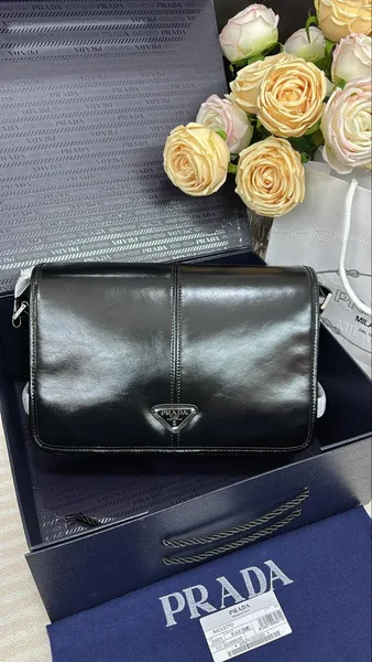 Prada Flap Shoulder Bag Black product photo