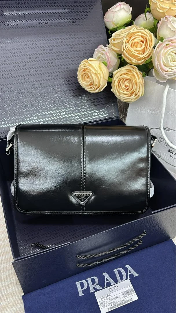 Prada Flap Shoulder Bag Black product view 1