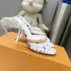 Louis Vuitton Women White Multicolor Printed Leather Mules product view 3