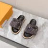 Louis Vuitton Women Black Multicolor Canvas Comfort Mules product view 4