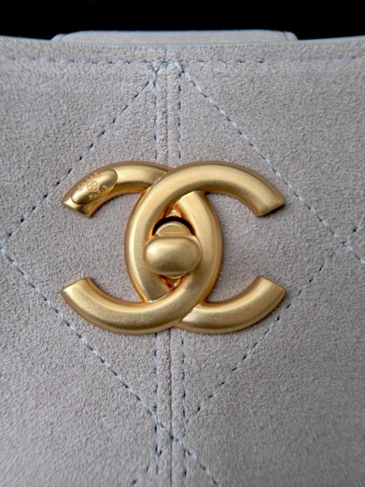 Chanel Suede Calfskin Small Hobo Bag product view 3