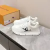 Louis Vuitton Women White Leather Sneakers — Monogram Side Panels product view 5