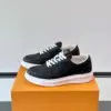 Louis Vuitton Men Sneakers — Black and White Monogram product view 3