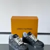 Louis Vuitton Men Black Suede Sneakers product view 5