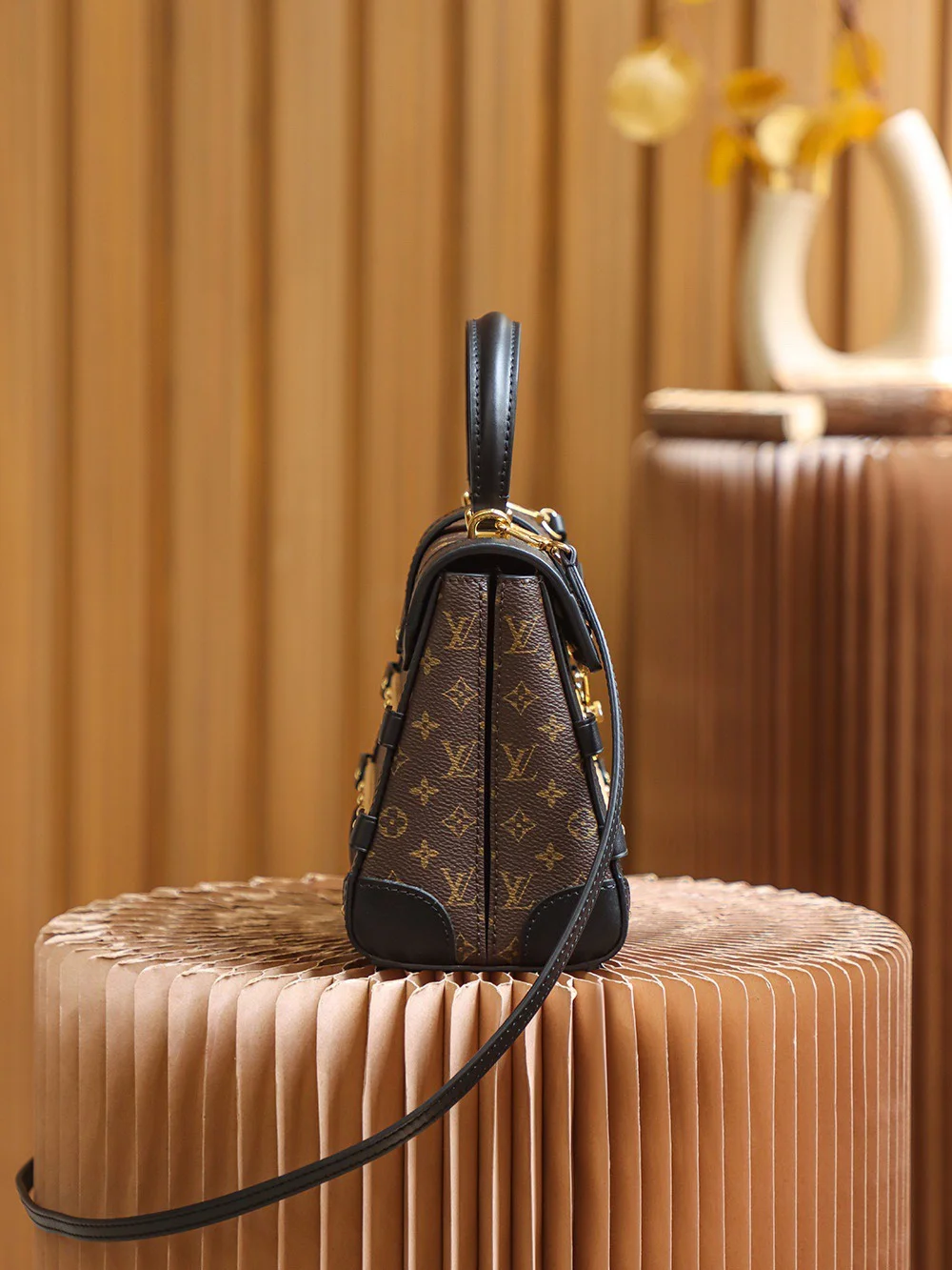Louis Vuitton Monogram Trianon PM Top-Handle Bag Handbags 21x18x11cm product view 6