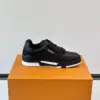 Louis Vuitton Men Sneakers — Black with White Lace Accent product view 6