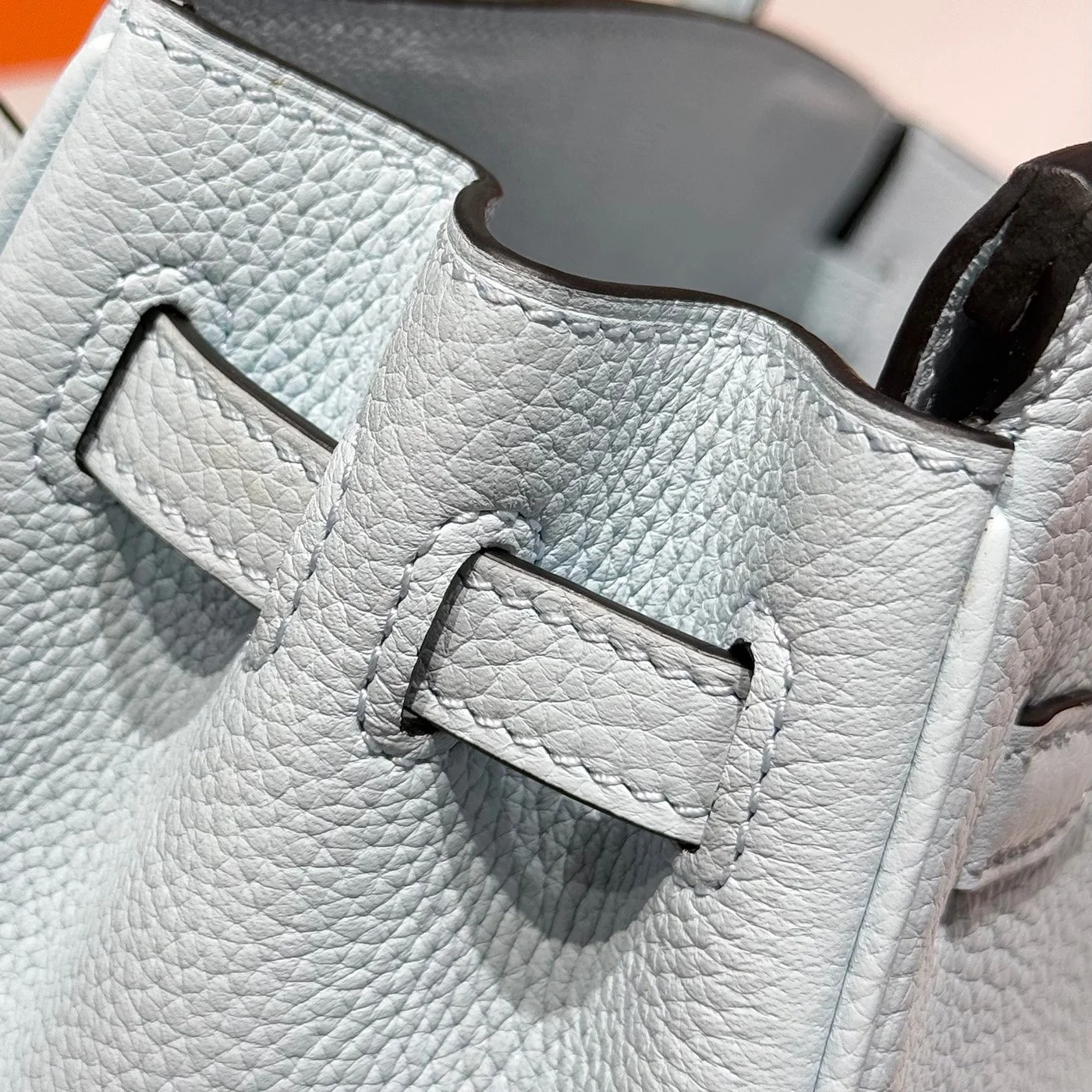 Hermès Birkin 25 In Cloud Blue Silver Hardware Bag product view 8