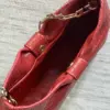 Dior Bow Bag Small Red Crocodile-Embossed product view 7