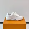 Louis Vuitton Men White Sneakers — Tonal Panel Detail product view 6