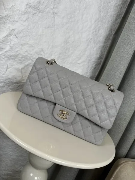 Chanel Classic Flap 25 Medium Grey Bag product photo