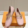 Louis Vuitton Women Pink Fabric Mary Janes Heels product view 4