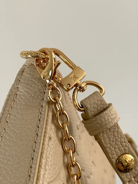Louis Vuitton Easy Pouch On Strap 19 In Beige Monogram Empreinte Leather product view 3