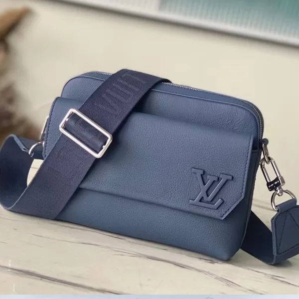 Louis Vuitton Fastline Men Handbags Blue 23.5x18x7cm product photo