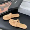 Chanel Women Beige Sandals — Chain-Detail T-Strap product view 5