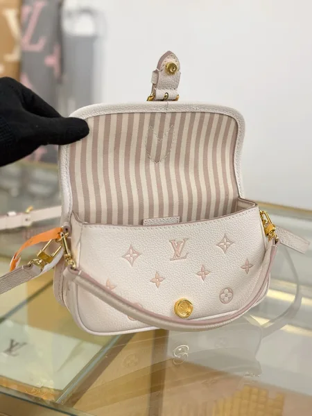 Louis Vuitton Nano Diane bag in cream Monogram Empreinte product view 6