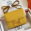 Hermès Constance Bag Epsom Gold Yellow Handbags 19 cm product view 1