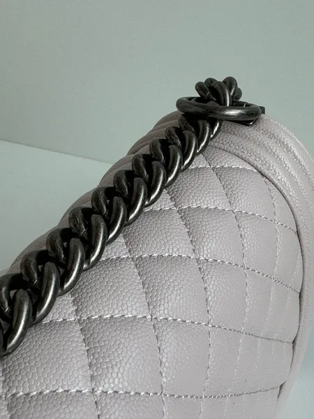 Chanel Boy Bag Medium 25 In Pink Calfskin product view 6