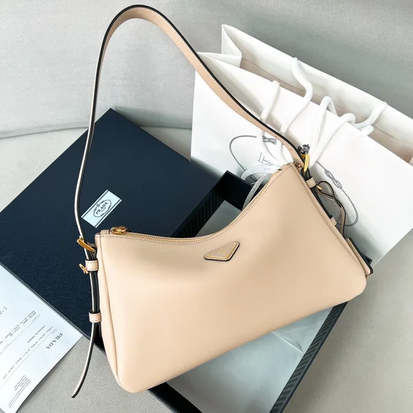 Prada Medium Aimée Shoulder Bag | Beige product photo